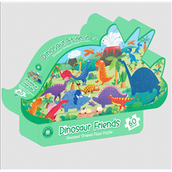 Dinosaur Friends Shaped Floor Puzzle